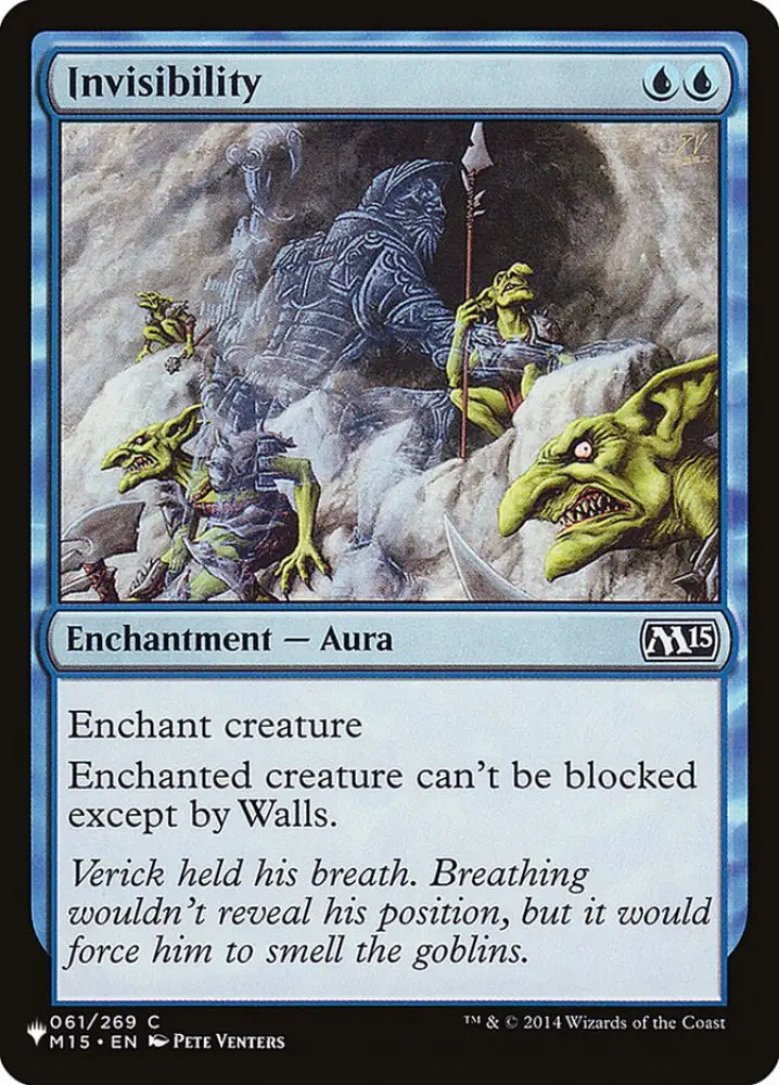 Invisibility [The List] - MTG Single