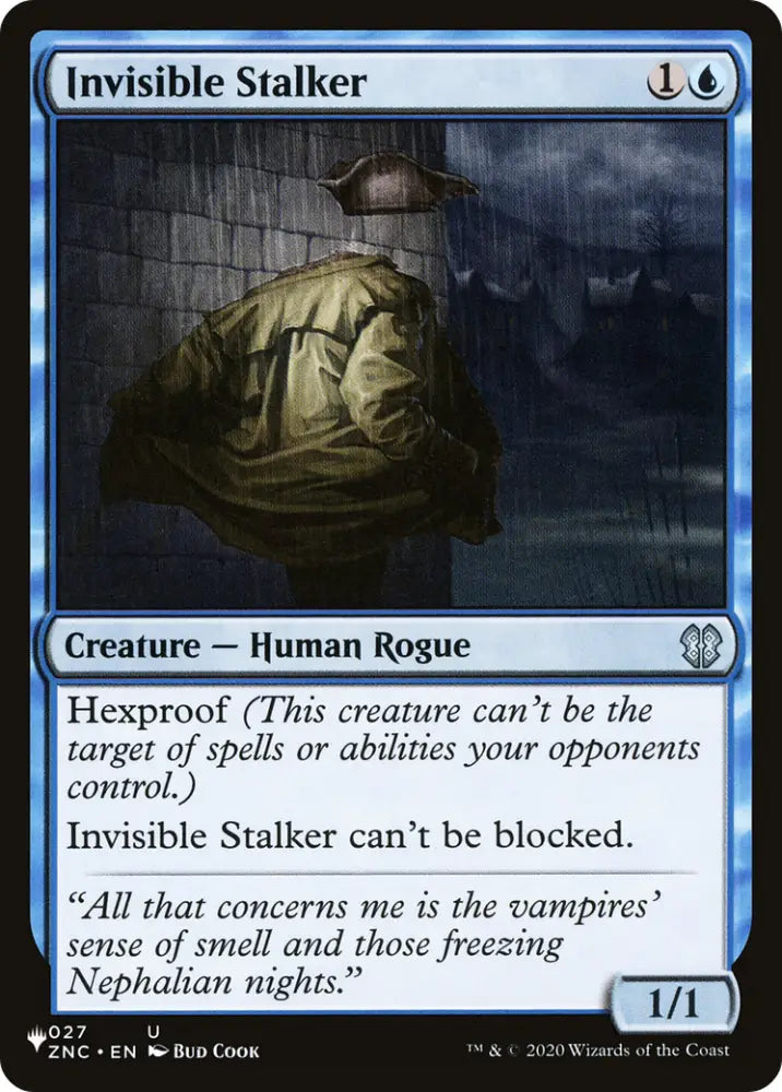 Invisible Stalker (ZNC) [The List] - MTG Single