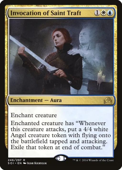 Invocation of Saint Traft [Shadows over Innistrad] - MTG Single
