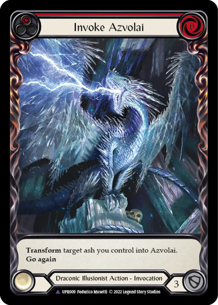 Invoke Azvolai // Azvolai (Marvel) [Uprising] Cold Foil - Flesh And Blood Single