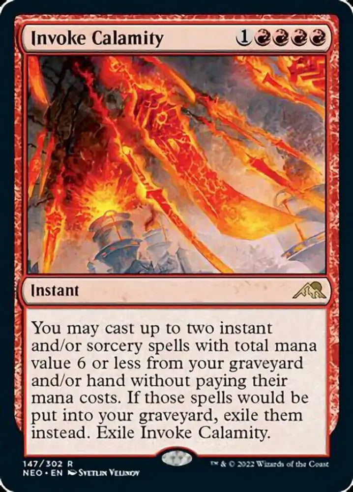Invoke Calamity [Kamigawa: Neon Dynasty] - MTG Single
