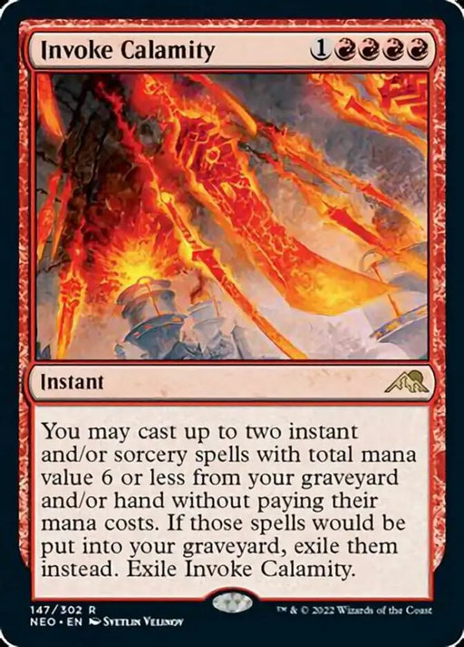 Invoke Calamity [Kamigawa: Neon Dynasty] - MTG Single