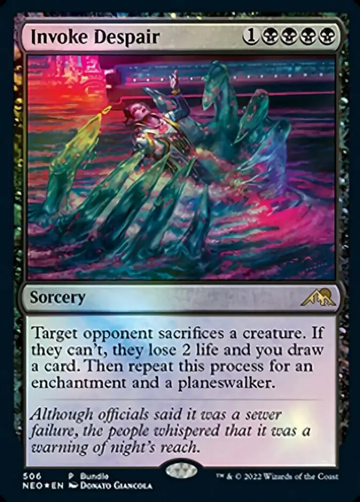 Invoke Despair (Bundle) [Kamigawa: Neon Dynasty] - MTG Single