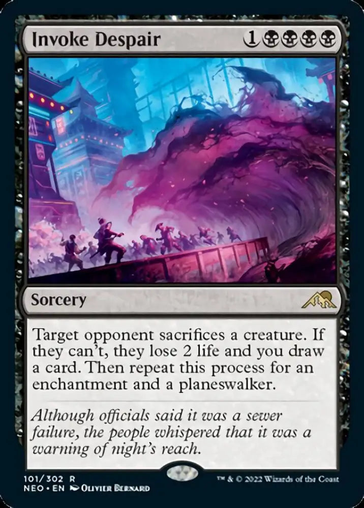 Invoke Despair [Kamigawa: Neon Dynasty] - MTG Single