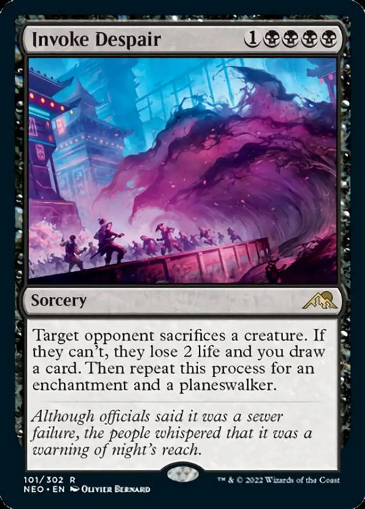 Invoke Despair [Kamigawa: Neon Dynasty] - MTG Single