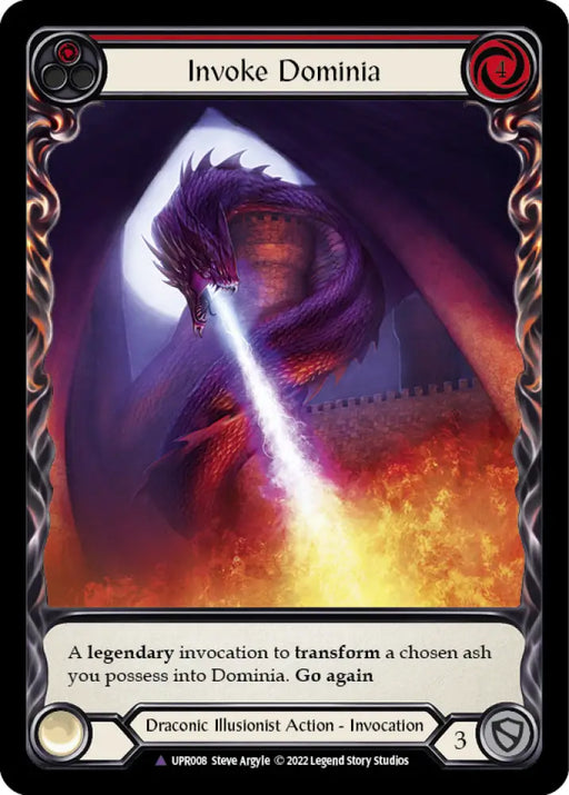 Invoke Dominia // Dominia (Marvel) [Uprising] Cold Foil - Flesh And Blood Single