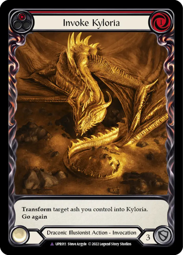 Invoke Kyloria // Kyloria (Marvel) [Uprising] Cold Foil - Flesh And Blood Single