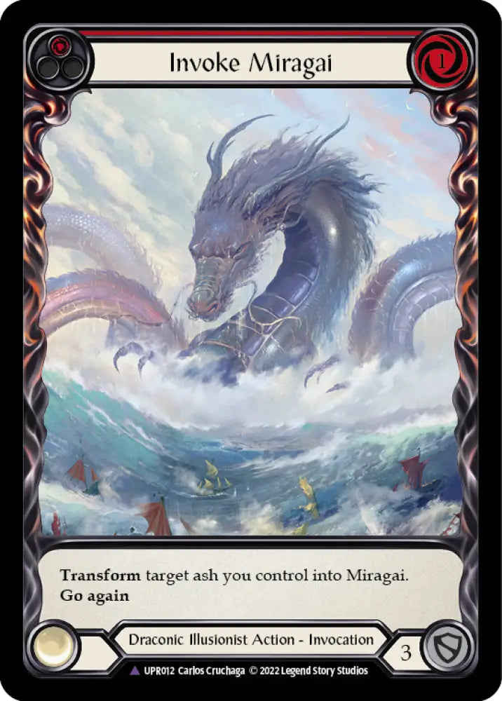 Invoke Miragai // Miragai (Marvel) [Uprising] Cold Foil - Flesh And Blood Single