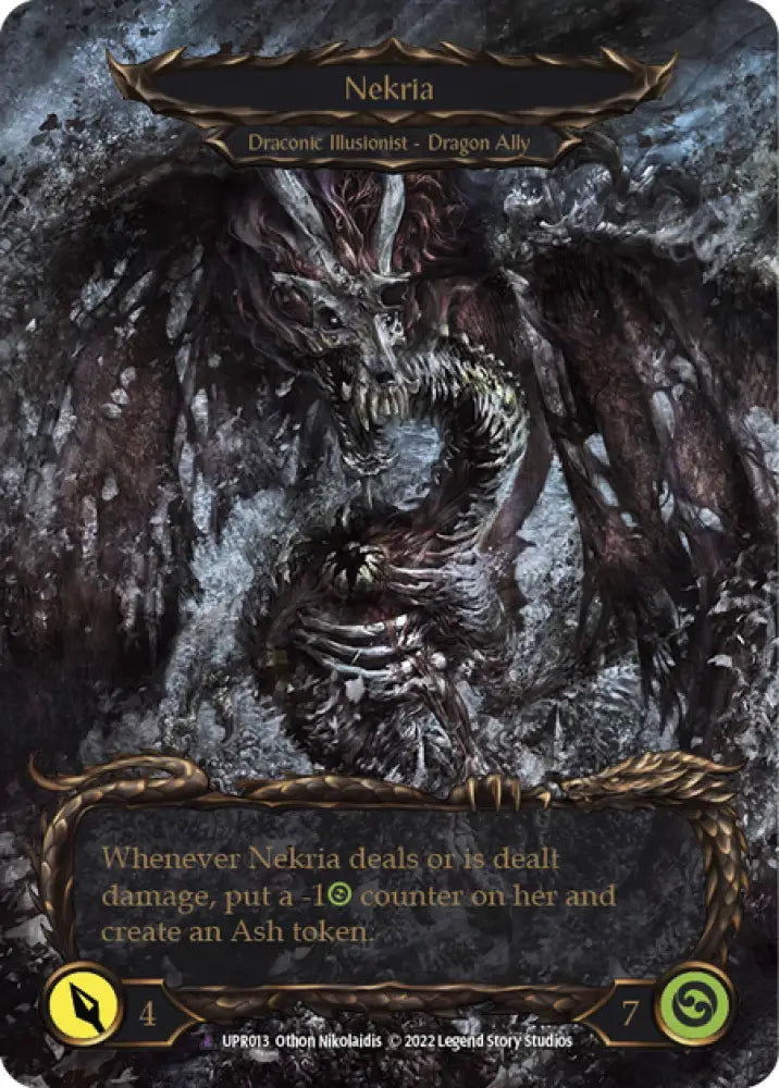 Invoke Nekria // Nekria (Marvel) [Uprising] Cold Foil - Flesh And Blood Single