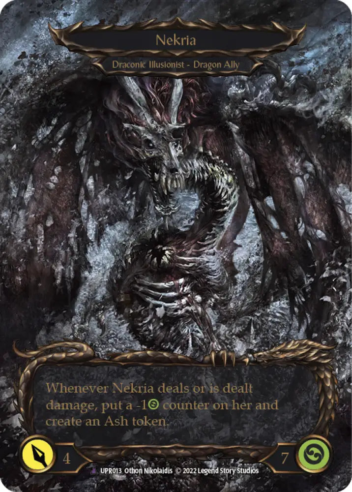 Invoke Nekria // Nekria (Marvel) [Uprising] Cold Foil - Flesh And Blood Single
