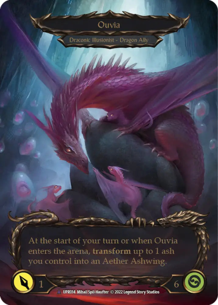 Invoke Ouvia // Ouvia (Marvel) [Uprising] Cold Foil - Flesh And Blood Single