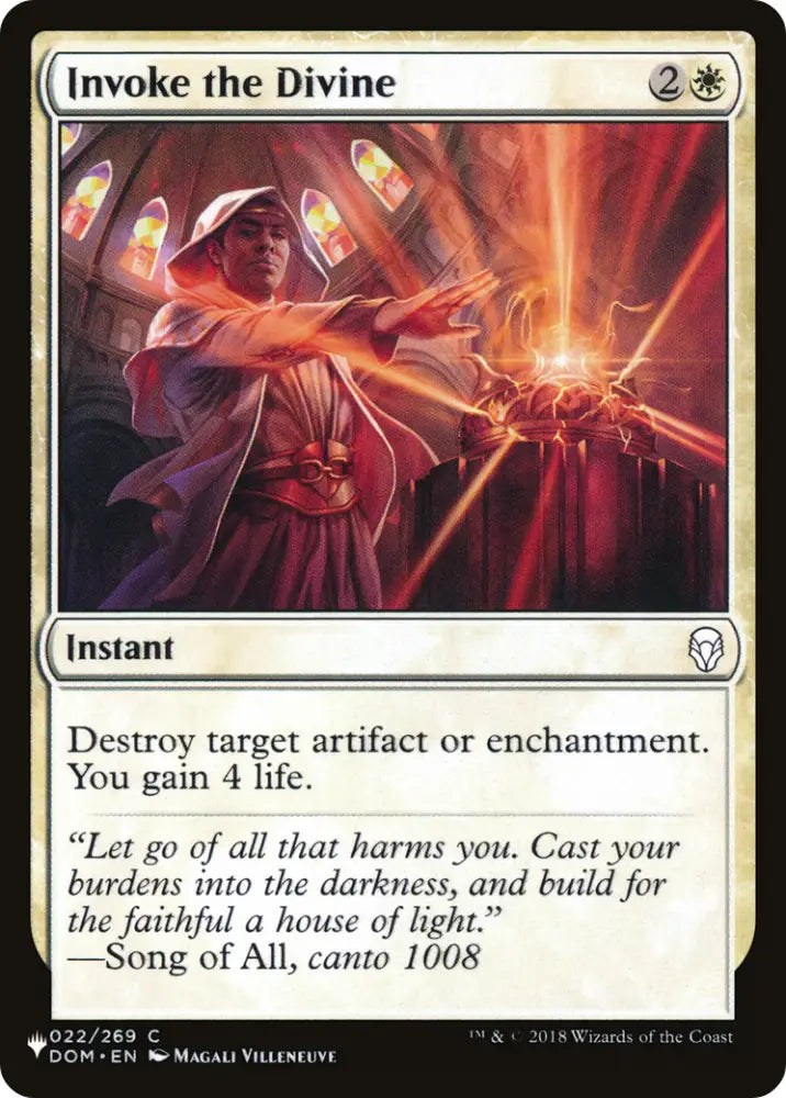 Invoke the Divine [Secret Lair: Angels] - MTG Single