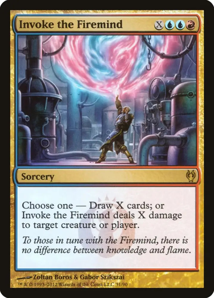 Invoke the Firemind [Duel Decks: Izzet vs. Golgari] - MTG Single