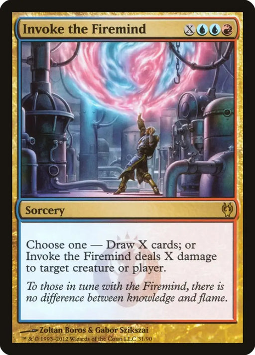 Invoke the Firemind [Duel Decks: Izzet vs. Golgari] - MTG Single