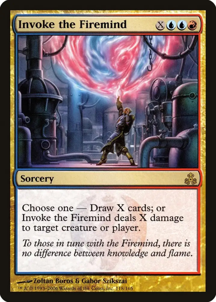 Invoke the Firemind [Guildpact] - MTG Single