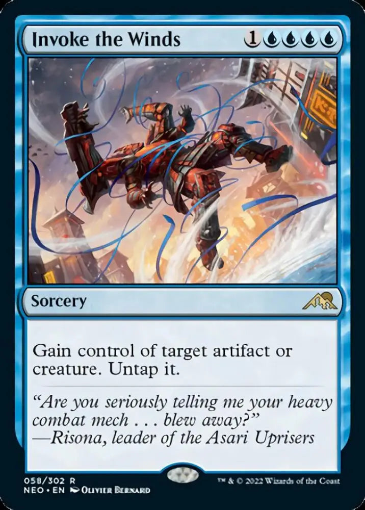 Invoke the Winds [Kamigawa: Neon Dynasty] - MTG Single