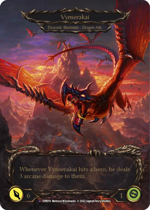 Invoke Vynserakai // Vynserakai (Marvel) [Uprising] Cold Foil - Flesh And Blood Single