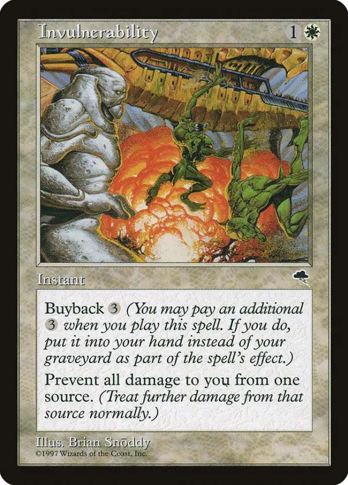 Invulnerability [Tempest] - MTG Single