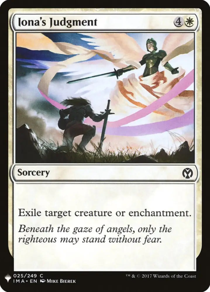 Iona’s Judgment [Mystery Booster] - MTG Single