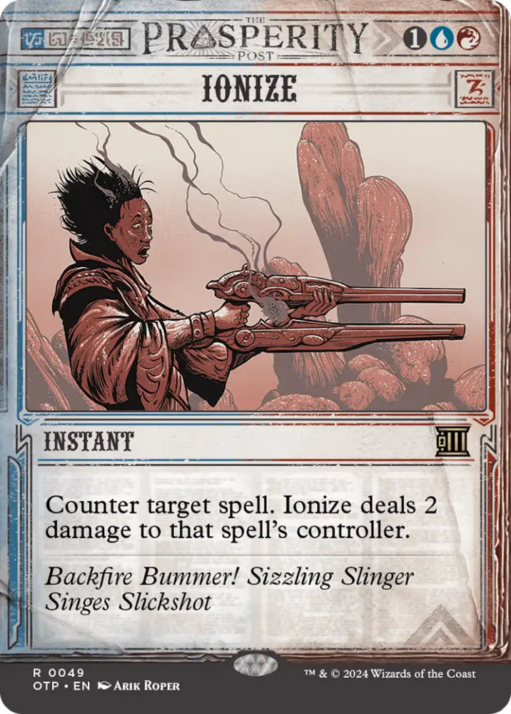 Ionize [Outlaws of Thunder Junction: Breaking News] - MTG Single
