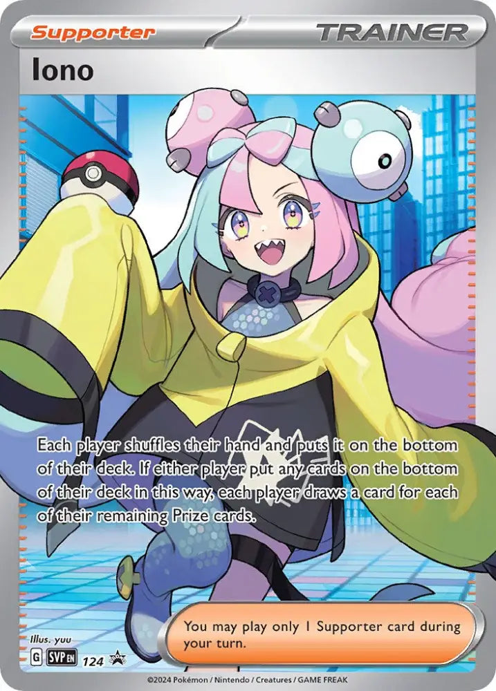 Iono (124) [Scarlet & Violet: Black Star Promos] - Pokemon Single