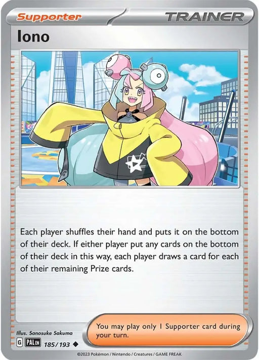 Iono (185/193) [Scarlet & Violet: Paldea Evolved] - Pokemon Single