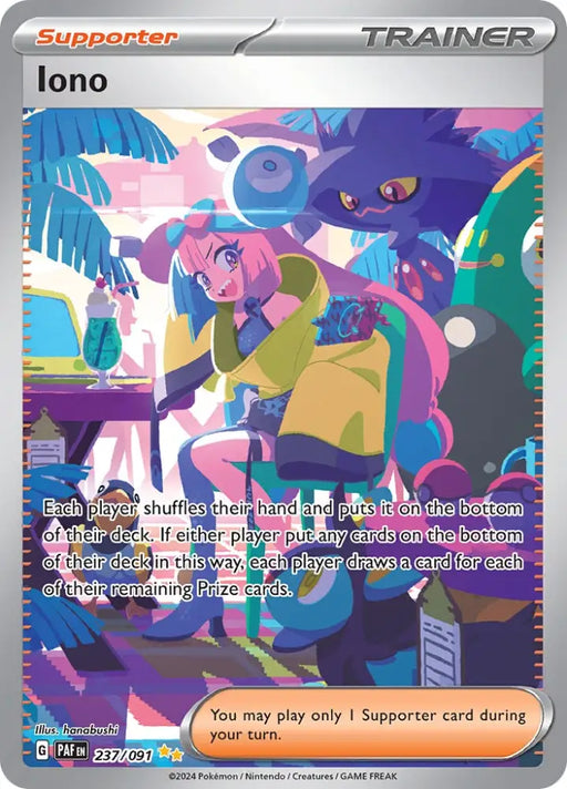 Iono (237/091) [Scarlet & Violet: Paldean Fates] - Pokemon Single