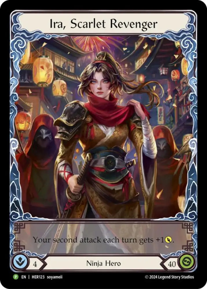 Ira Scarlet Revenger [HER123] (Promo) Rainbow Foil - Flesh And Blood Single