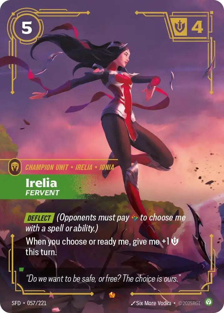 Irelia - Fervent (057/221) [Spiritforged]