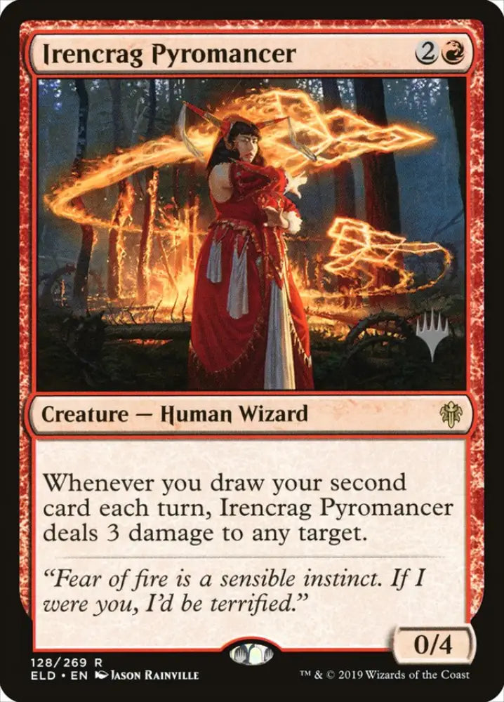 Irencrag Pyromancer (Promo Pack) [Throne of Eldraine Promos] - MTG Single