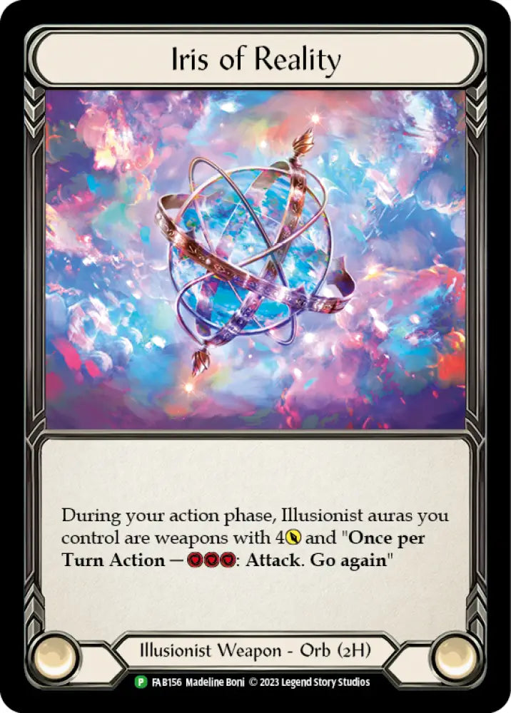 Iris of Reality [FAB156] (Promo) Rainbow Foil - Flesh And Blood Single