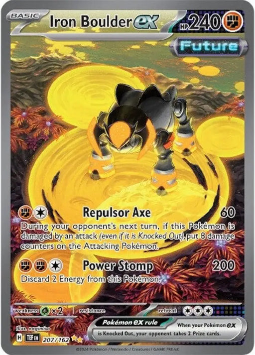 Iron Boulder ex (207/162) [Scarlet & Violet: Temporal Forces] - Pokemon Single