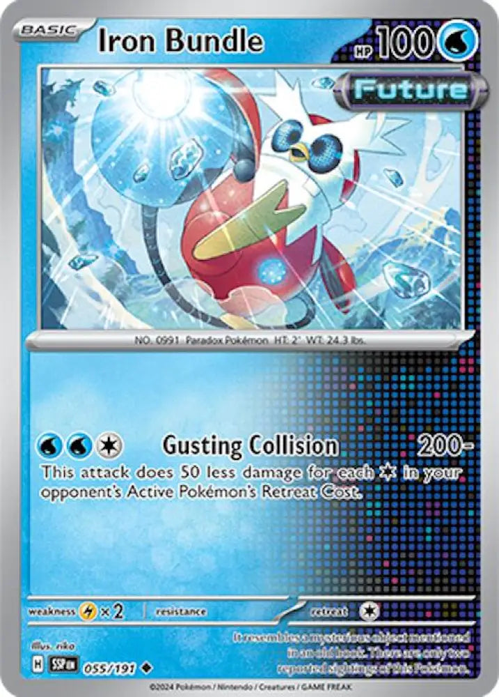 Iron Bundle (055/191) [Scarlet & Violet: Surging Sparks] - Pokemon Single