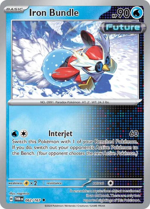 Iron Bundle (062/167) [Scarlet & Violet: Twilight Masquerade] - Pokemon Single