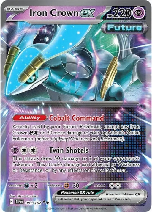 Iron Crown ex (081/162) [Scarlet & Violet: Temporal Forces] - Pokemon Single