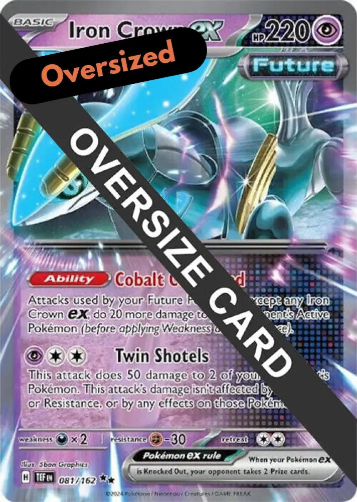 Iron Crown ex (081) (Jumbo Card) [Scarlet & Violet: Black Star Promos] - Pokemon Single