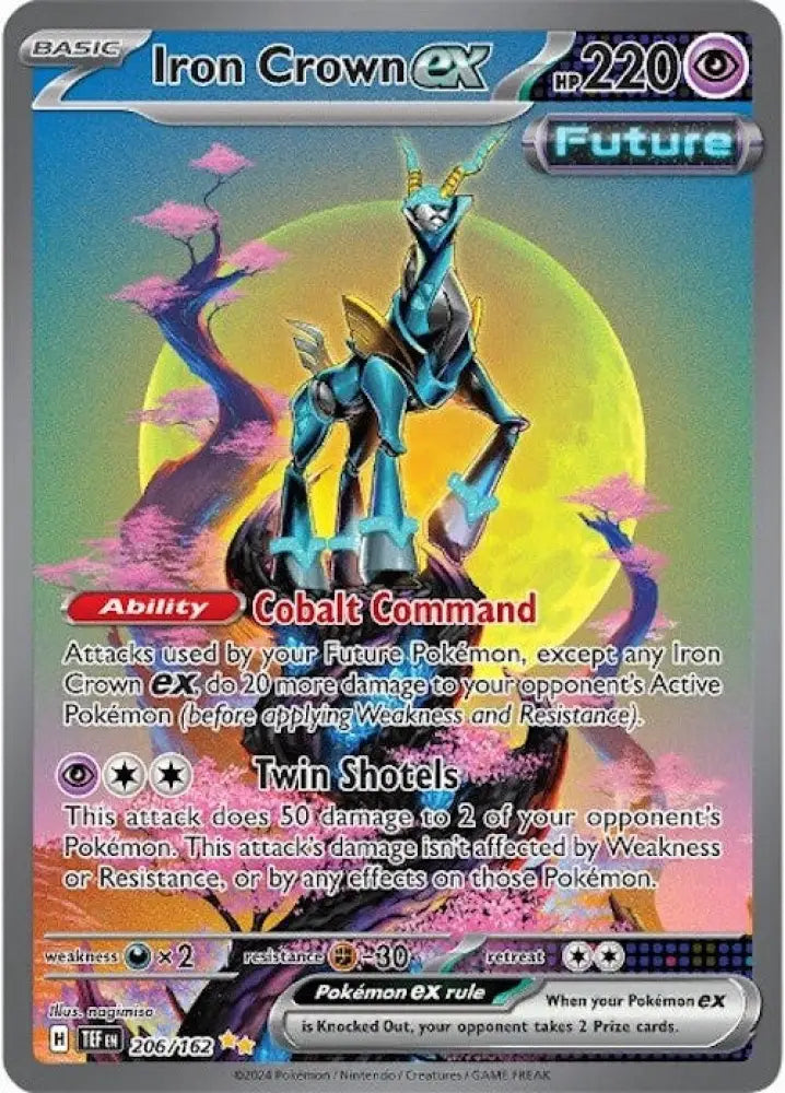 Iron Crown ex (206/162) [Scarlet & Violet: Temporal Forces] - Pokemon Single