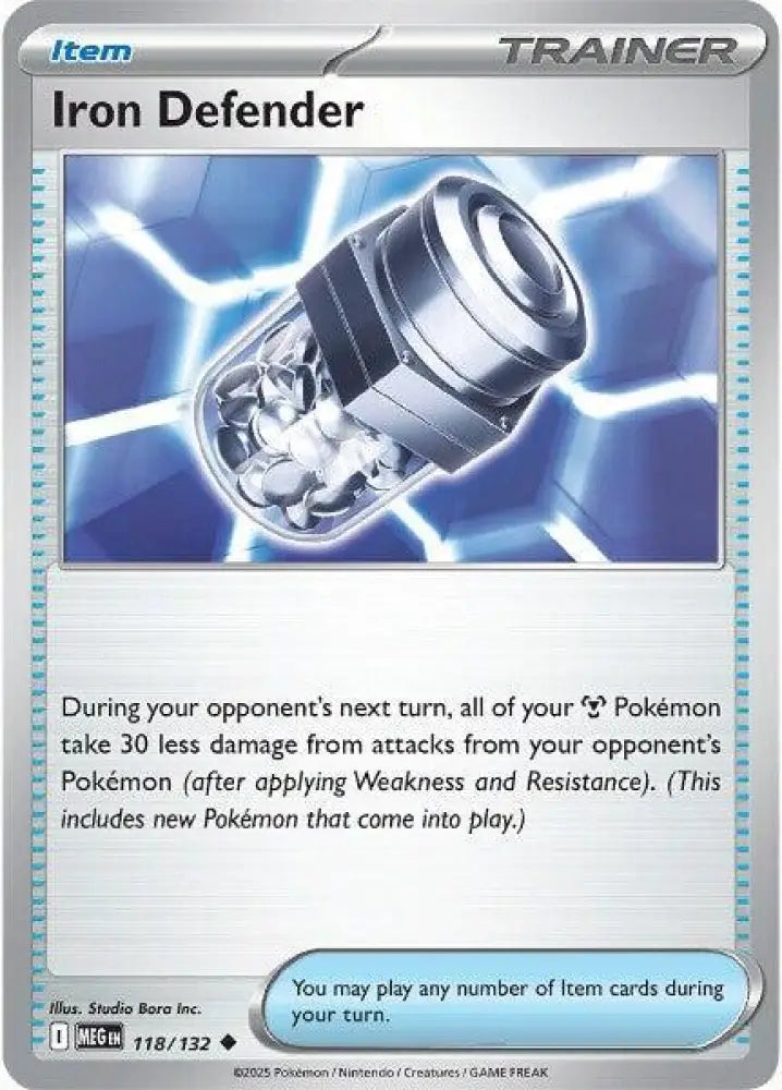 Iron Defender (118/132) [ME01: Mega Evolution]