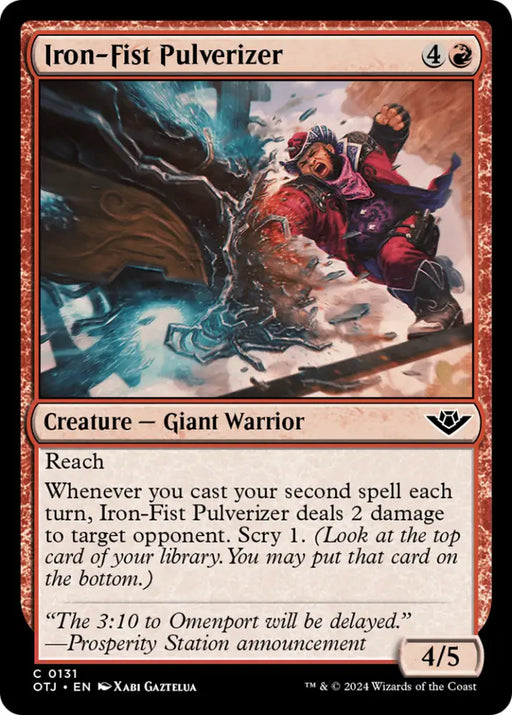 Iron-Fist Pulverizer [Outlaws of Thunder Junction] - MTG Single