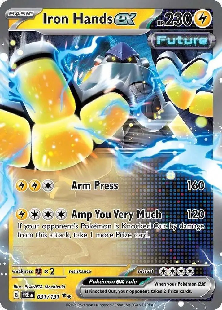 Iron Hands ex (031/131) [Scarlet & Violet: Prismatic Evolutions] - Pokemon Single