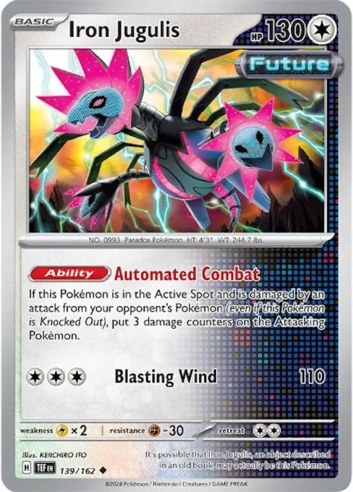 Iron Jugulis (139/162) [Scarlet & Violet: Temporal Forces] - Pokemon Single