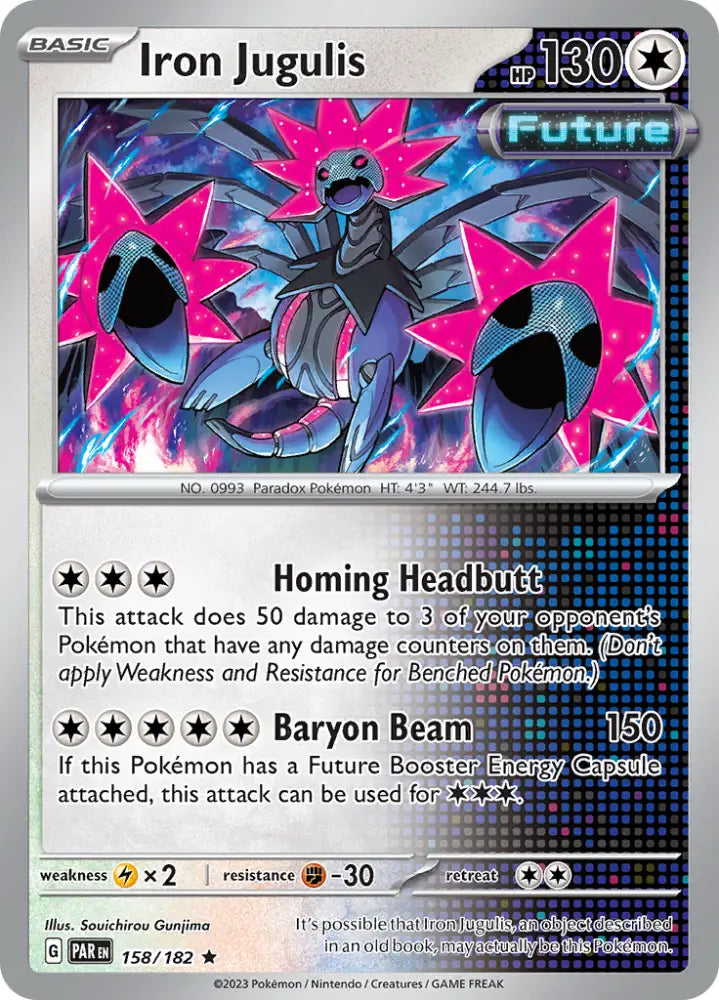 Iron Jugulis (158/182) [Scarlet & Violet: Paradox Rift] - Pokemon Single