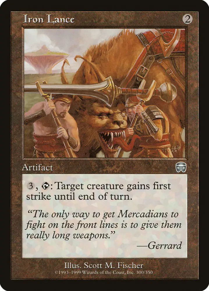 Iron Lance [Mercadian Masques] - MTG Single