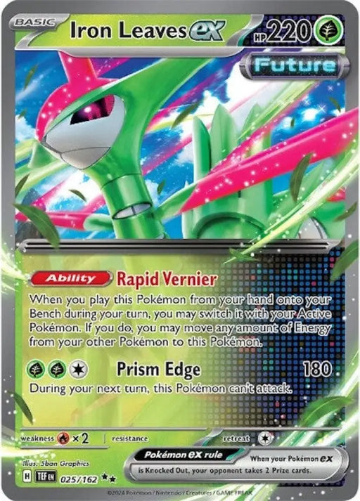Iron Leaves ex (025/162) [Scarlet & Violet: Temporal Forces] - Pokemon Single