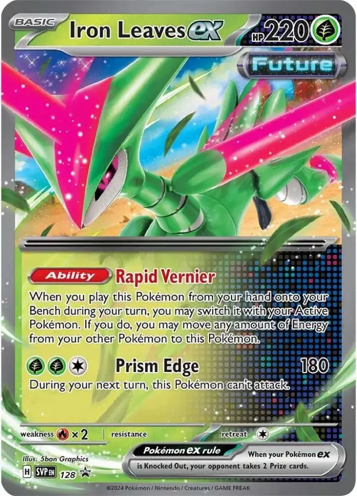 Iron Leaves ex (128) [Scarlet & Violet: Black Star Promos] - Pokemon Single