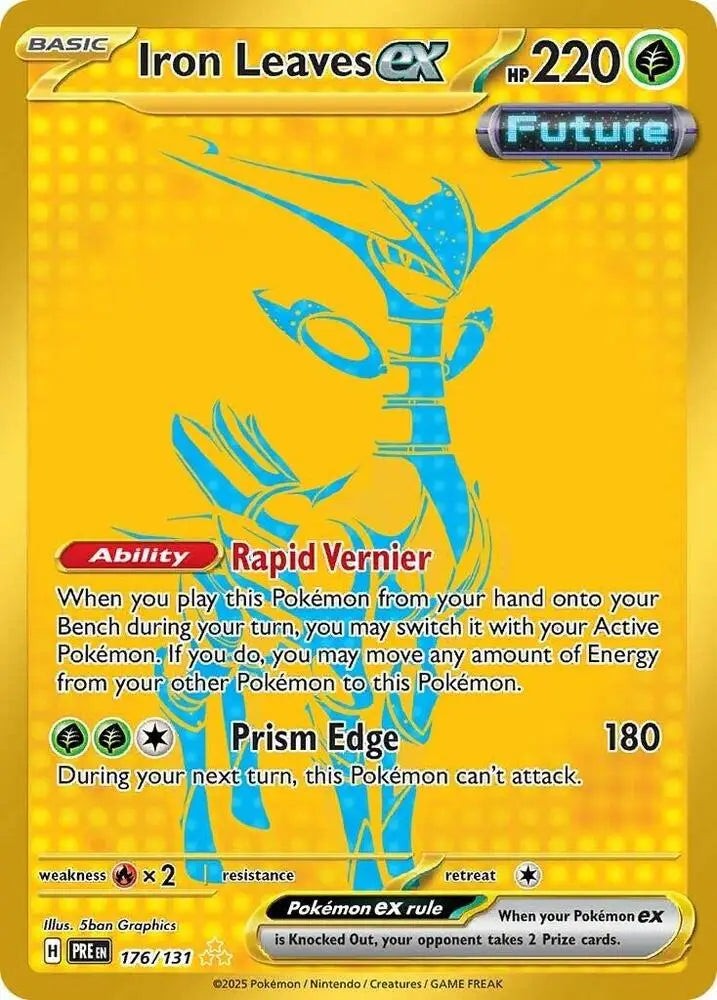 Iron Leaves ex (176/131) [Scarlet & Violet: Prismatic Evolutions] - Pokemon Single
