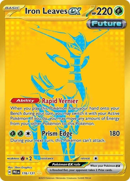 Iron Leaves ex (176/131) [Scarlet & Violet: Prismatic Evolutions] - Pokemon Single