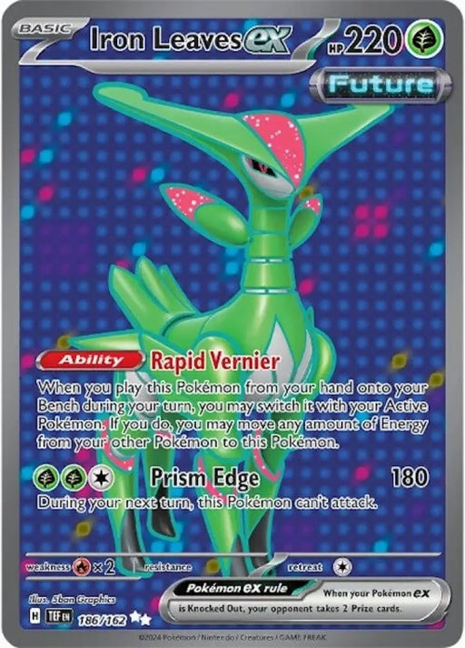Iron Leaves ex (186/162) [Scarlet & Violet: Temporal Forces] - Pokemon Single