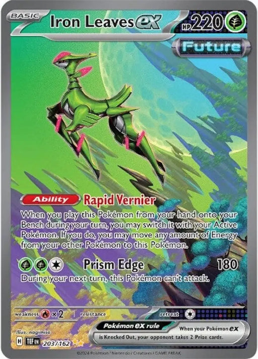 Iron Leaves ex (203/162) [Scarlet & Violet: Temporal Forces] - Pokemon Single