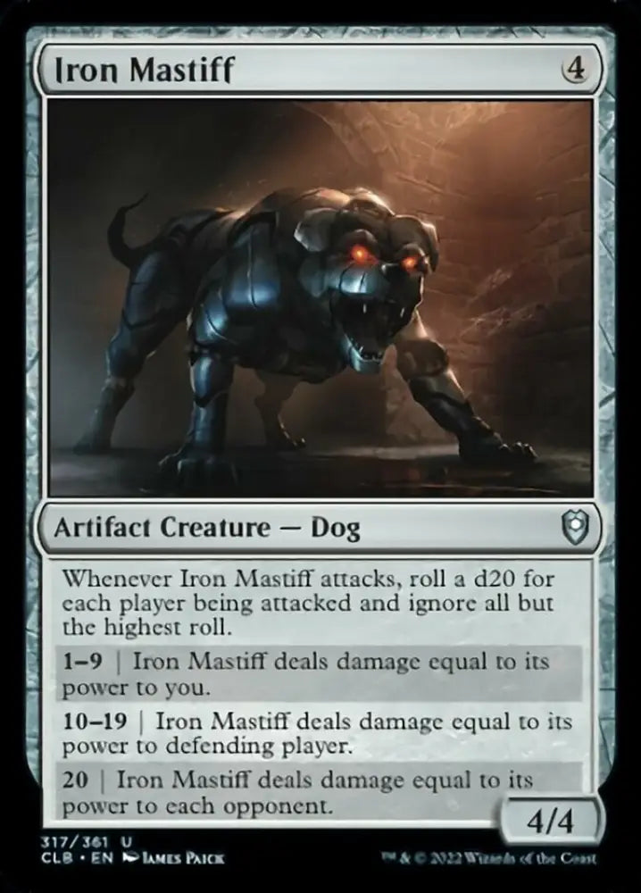 Iron Mastiff [Commander Legends: Battle for Baldur’s Gate] - MTG Single
